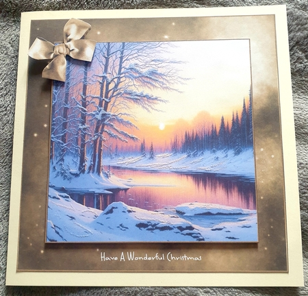Starry Night 8x8ins Pattern 12 x Frames Kit  by Margaret Scott