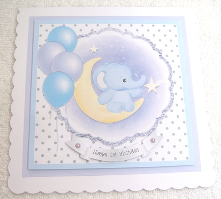 BABY ELLIE quick card by Margaret Scott