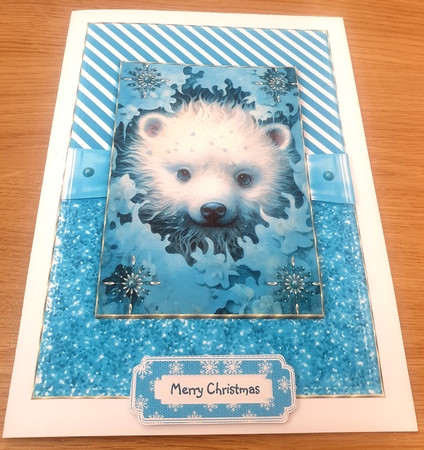 Glitter Stripes A5 Frames-Tranquil Days by Margaret Scott