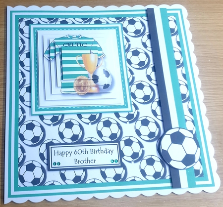 8x8 Celtic Football Club Mini Pyramage Kit - x4 A4 Sheets  by Margaret Scott