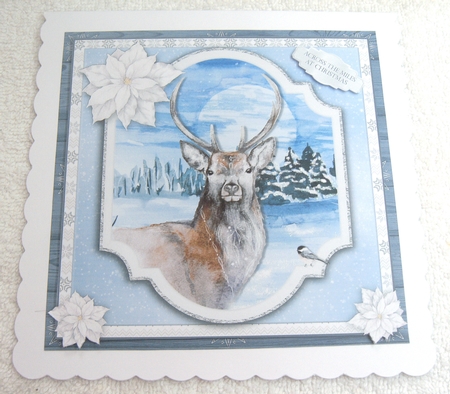WINTER STAG quick card by Margaret Scott