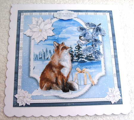 WINTER FOX quick card by Margaret Scott