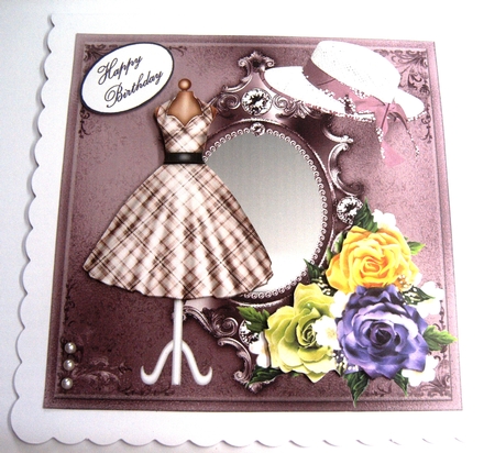 Mauve Fashion Design by Margaret Scott