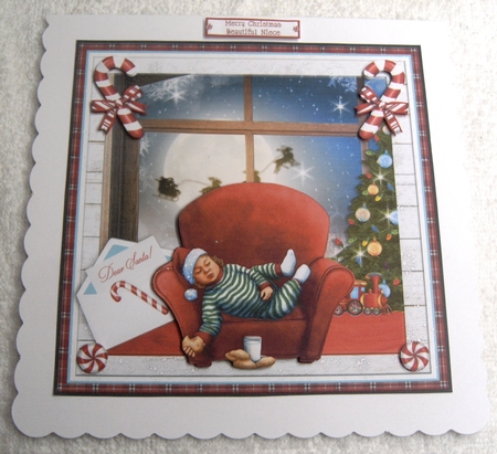 CHRISTMAS EVE quick card by Margaret Scott