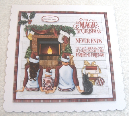 MAGIC OF CHRISTMAS quick card by Margaret Scott