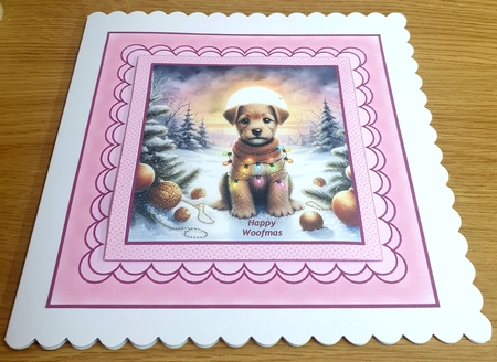 Weaved Shell Edge Frames-Christmas Time by Margaret Scott