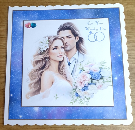 Galaxy Stars Multi Coloured 12 x 8x8ins Frames Kit  by Margaret Scott