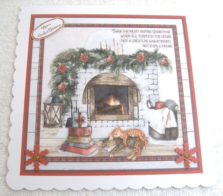 NIGHT BEFORE CHRISTMAS quick card by Margaret Scott