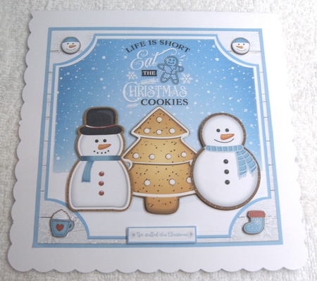 CHRISTMAS COOKIES quick card by Margaret Scott