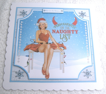 NAUGHTY LIST quick card by Margaret Scott