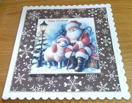 Snowflake Frames-Christmas Joy by Margaret Scott