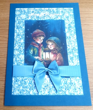 Glitter A5 Frames Bow-Succulants Bright by Margaret Scott