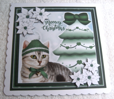 Meowy Christmas Mini Kit #7 by Margaret Scott