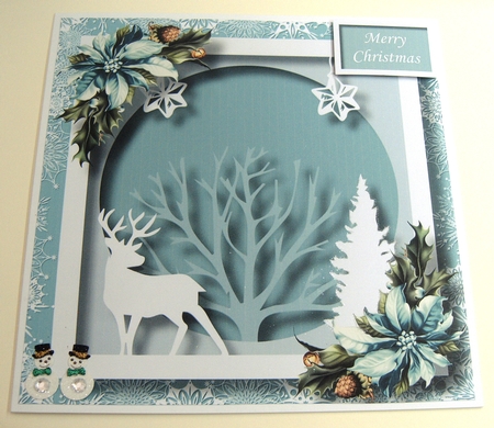 Christmas Faux Papercut QUICK TOPPER Bumper Kit by Margaret Scott