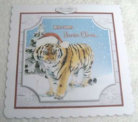 SANTA CLAWS quick card by Margaret Scott