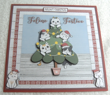 FELINE FESTIVE by Margaret Scott