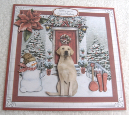 CHRISTMAS DOOR DOGS bumper kit 2 by Margaret Scott
