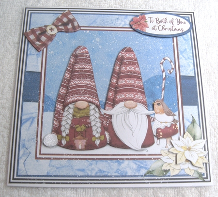 Christmas Gnomes 1-4 Bumper Kit, Four 7 x 7 Card Mini-Kits, 24 Sheets by Margaret Scott
