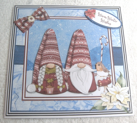 Christmas Gnomes 1-4 Bumper Kit, Four 7 x 7 Card Mini-Kits, 24 Sheets by Margaret Scott