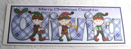 Christmas musical elves OLIVIA daughter large dl by Margaret Scott