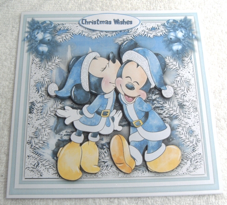 8, Gorgeous Minnie & Micky Cards by Margaret Scott