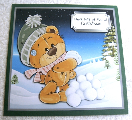 Christmas Teddy by Margaret Scott
