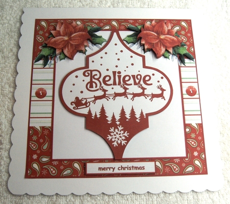 Christmas Ornament Mini Kit Believe by Margaret Scott