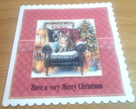 Padded Frames with Snowflakes-Christmas Wishes by Margaret Scott