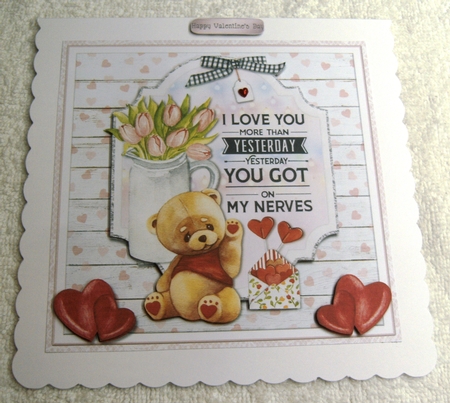 LOVE YOU MORE quick card by Margaret Scott
