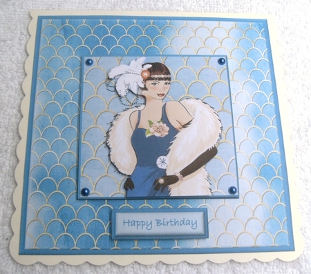 Deco Framed Lady by Margaret Scott