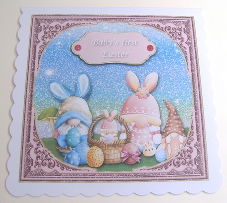 Babys First Easter - Gnomes 6x6 inch Kit Girl by Margaret Scott