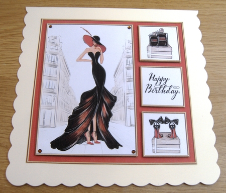 Lovely Lady Birthday - Card Two by Margaret Scott