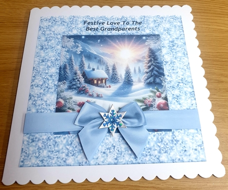 Glitter Frames Bow-Neutral by Margaret Scott