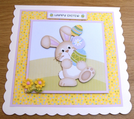 Cute Easter Bunny Topper (Card Five) by Margaret Scott