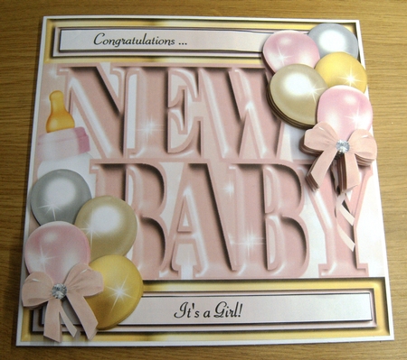New Baby Pink - Its a Girl! by Margaret Scott