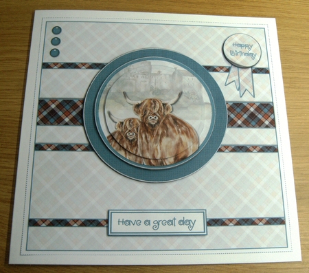 Highland Cattle mini kit by Margaret Scott