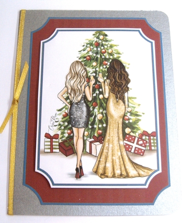 Bumper Kit  ~ 10 Lovely Ladies Christmas Card Toppers by Margaret Scott