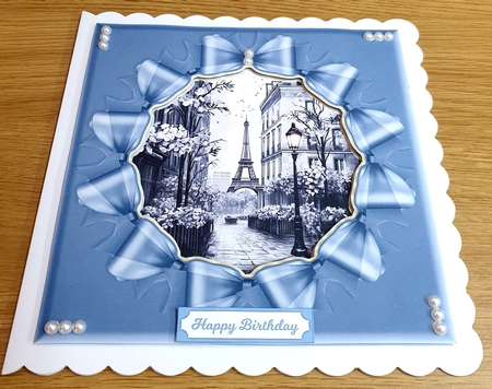 Circular Bow Background Frames-Lavender Fields by Margaret Scott