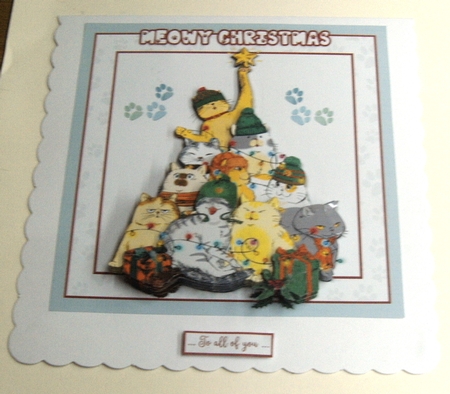 MEOWY CHRISTMAS by Margaret Scott
