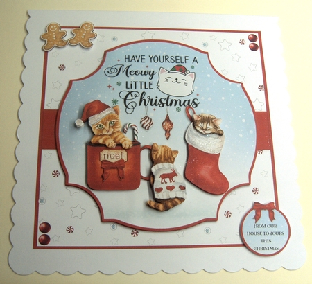 MEOWY CHRISTMAS CATS by Margaret Scott