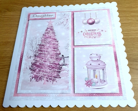 Christmas Tree Card Mini Kit 7x7 by Margaret Scott