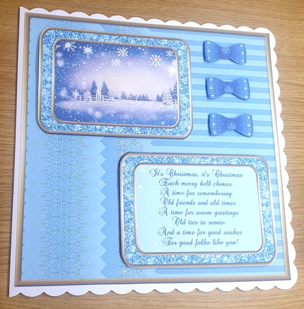 Snowflakes Glitter Frames-Cute by Margaret Scott