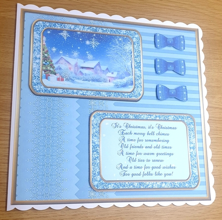 Snowflakes Glitter Frames-Cute by Margaret Scott