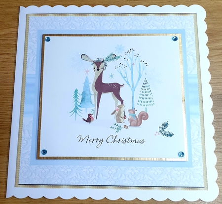 Ribbon Wrap Backgrounds-Christmas Time by Margaret Scott