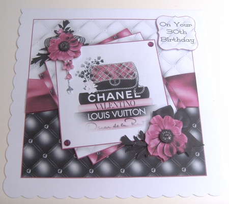 Birthday Fashion 2 Pink Bumper Kit #1   by Margaret Scott