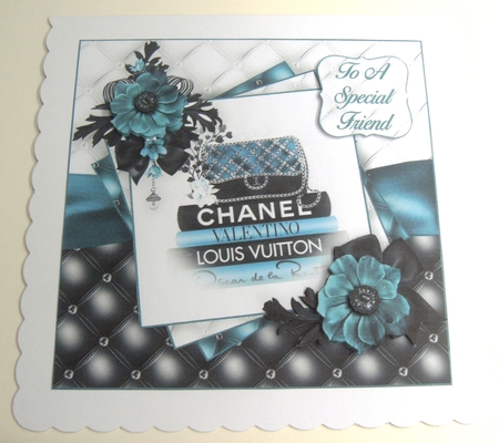 Birthday Fashion 2 Turquoise Bumper Kit #1   by Margaret Scott
