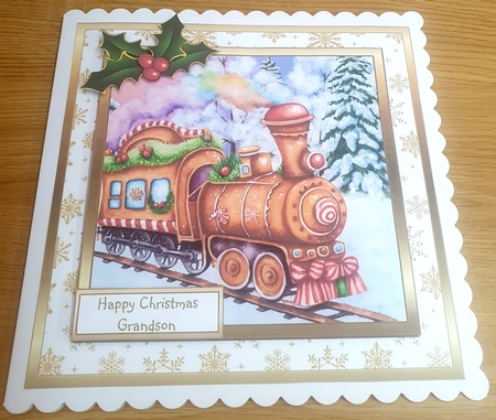 SC Gingerbread train by Margaret Scott