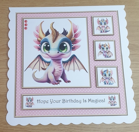 Magical Birthday Topper #2 by Margaret Scott