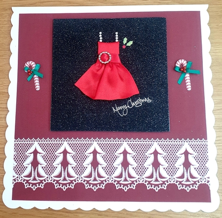 CU Christmas paper lace border by Margaret Scott