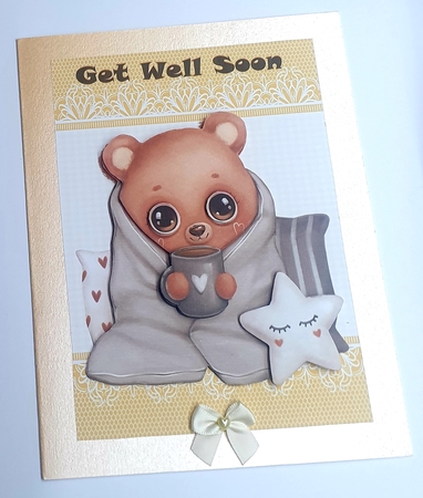 Get well bear by Margaret Scott